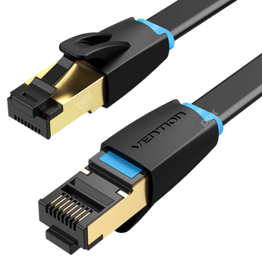 Cabo de Rede Cat8 Gigabit 1Metro Flat Vention Lan Rj45 Vention