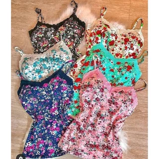 Blusinha Alcinha Viscolaycra Floral Super Linda.