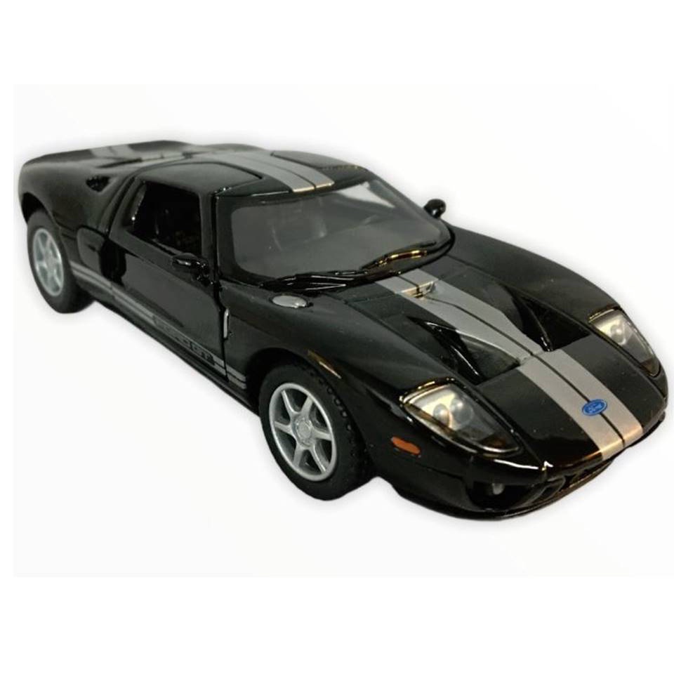 Miniatura Ford GT 2006 Kinsmart 1/36 Metal e Fricção Preto