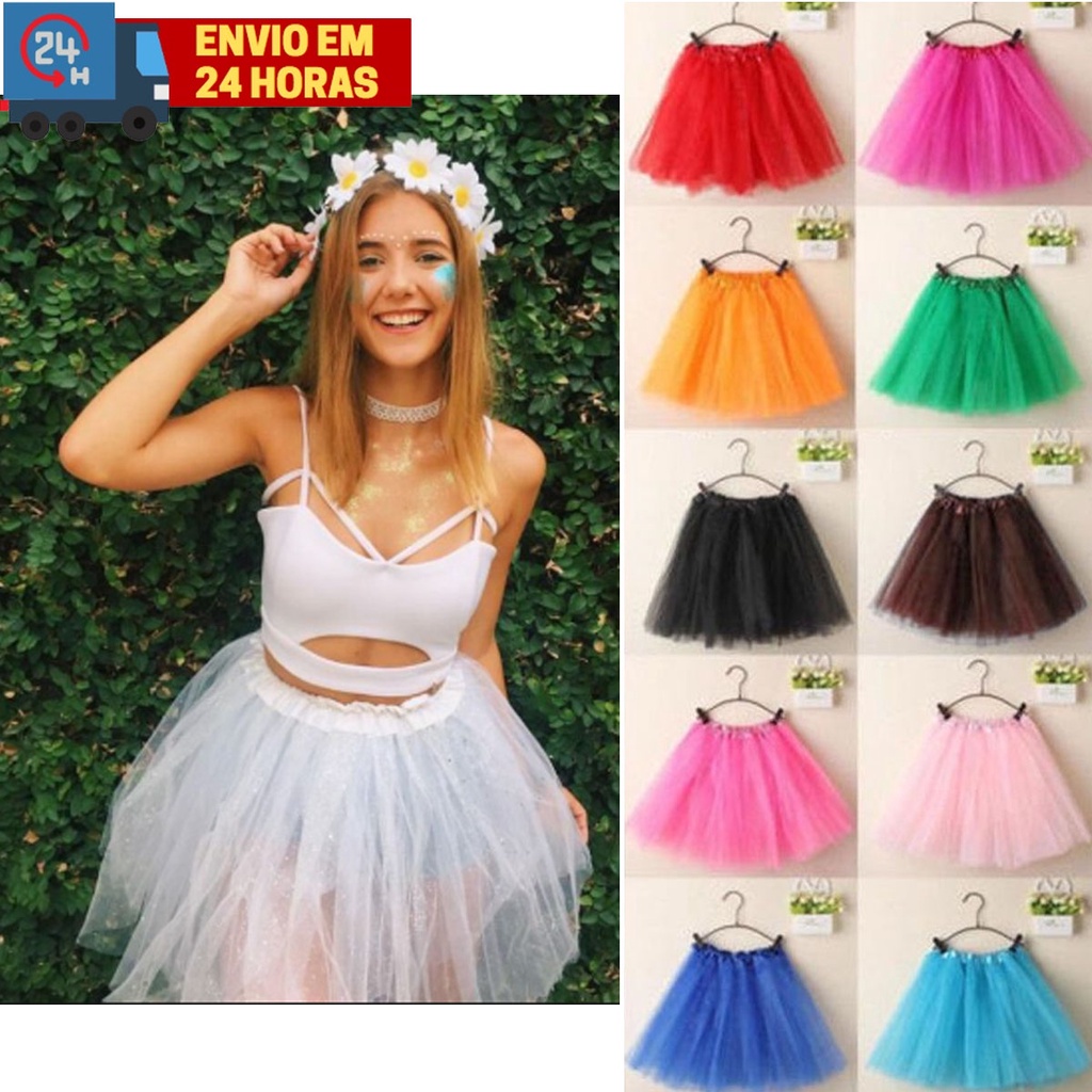 Comprar saia de tule hot sale carnaval