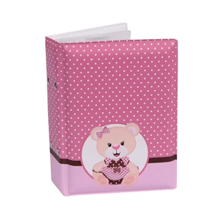 Álbum fotográfico URSINHA ROSA 100 fotos 10x15 Bebê Infantil Urso Newborn em Oferta na Shopee