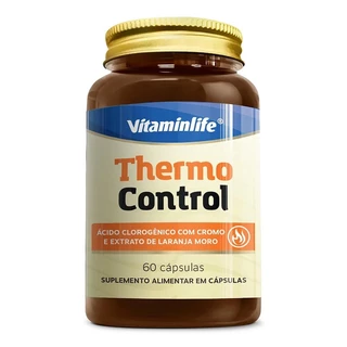 Thermo control com Extrato de Laranja Moro 60 Caps - Vitaminlife