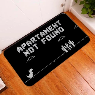 Tapete Porta Capacho Emborrachado para Quarto, Sala e Entrada 40X60 2mm para Decoração - APARTAMENT NOT FOUND