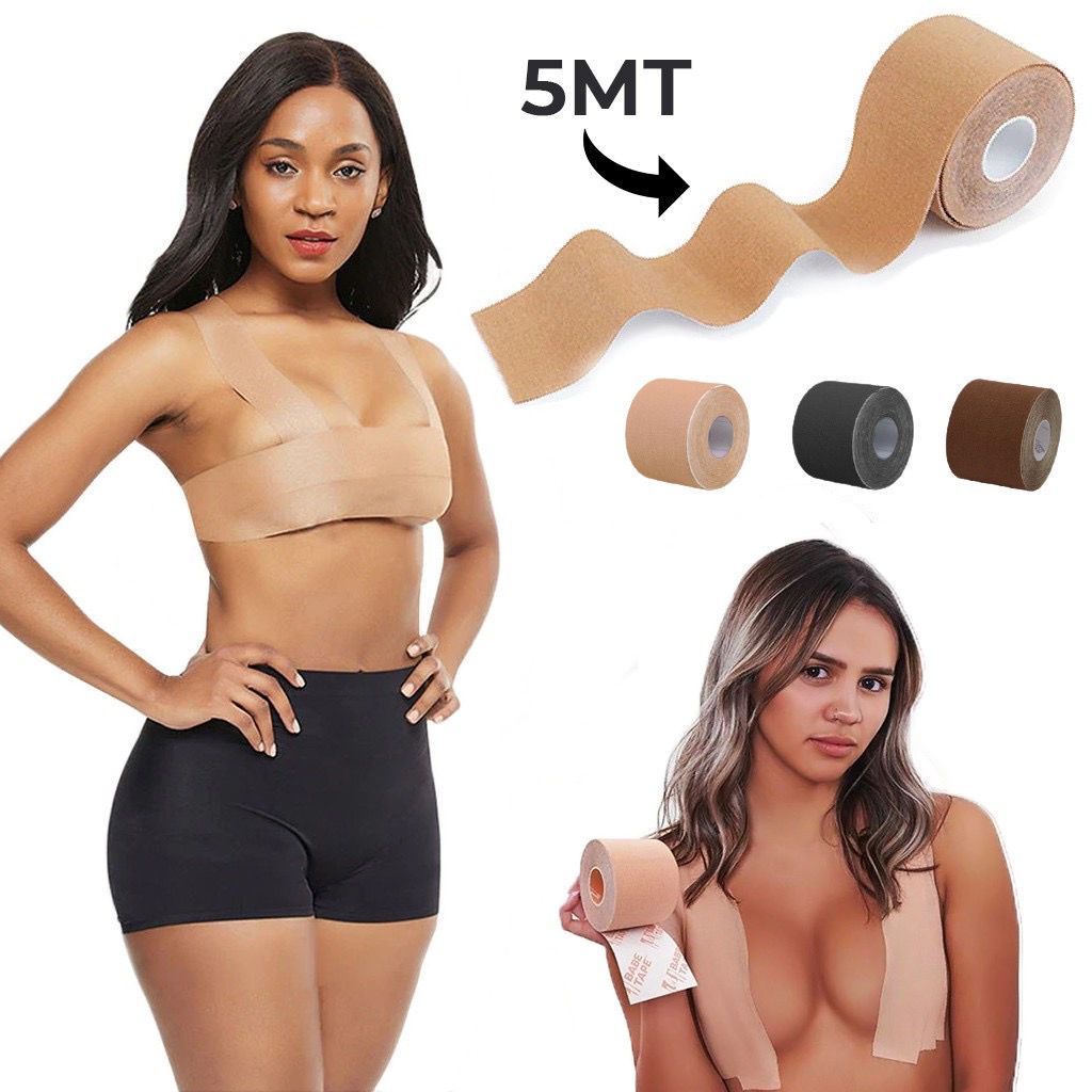 Sutiã Rolo Adesivo Levanta Peito Seio Fita Invisível