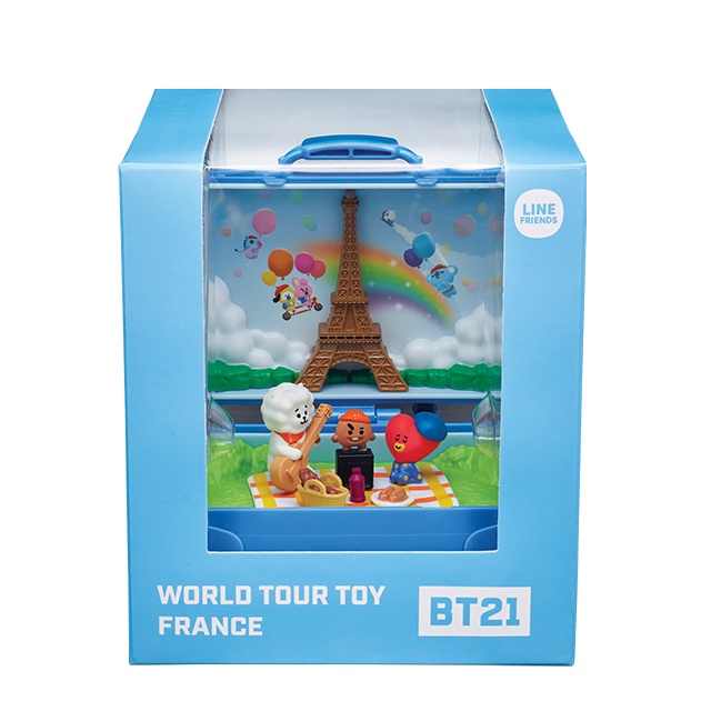 bt21 world tour toy (7types/brazil ,korea, usa, uk, france, japan