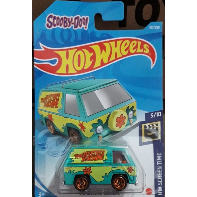 Hot Wheels The Mystery Machine Scooby Doo Hw Screen Time Shopee Brasil 1563