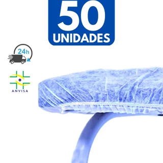 Lençol Descartável TNT Branco Maca 2,00x0,90 C/ Elástico 50 Unidades Anvisa Soft Gramatura 20