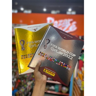 Álbum Copa do Mundo 2022 Qatar Capa dura Edição Limitada Dourado Prateado