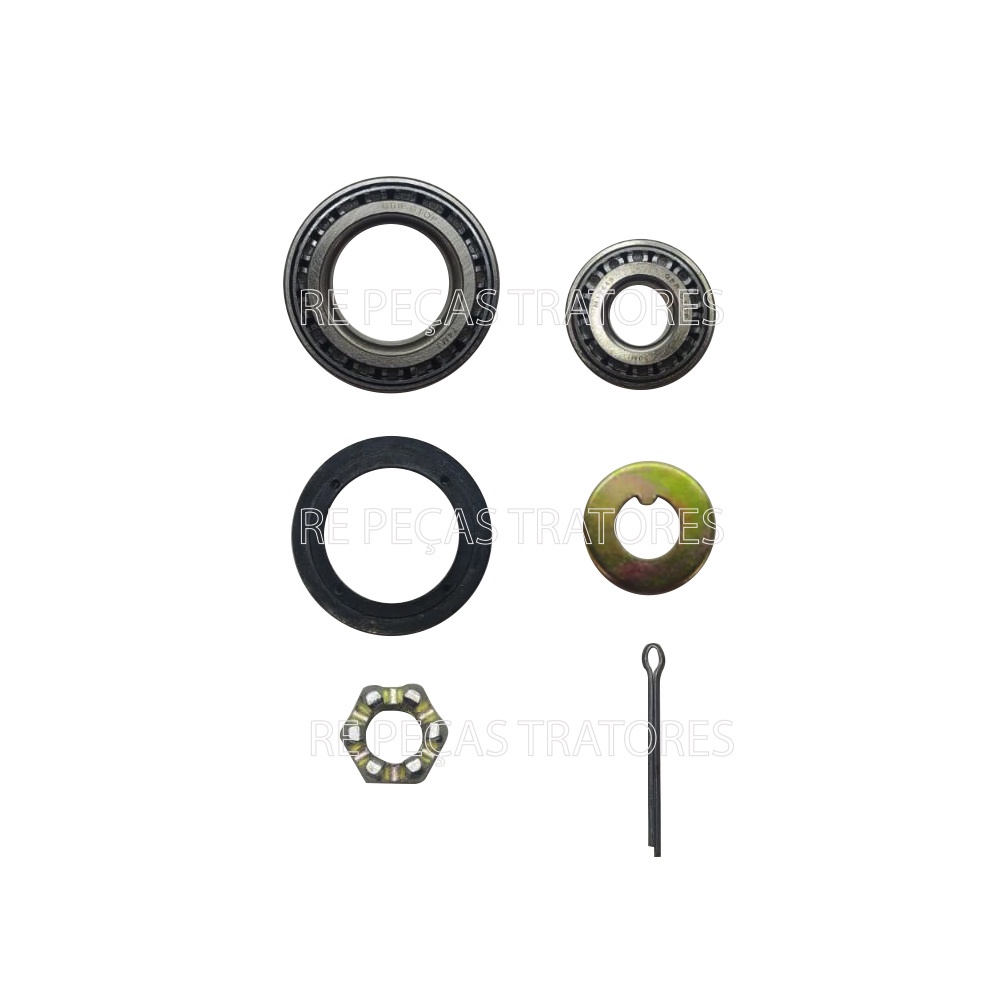 Rolamento Cubo Dianteiro Tratores Ford 5600 / 5610 / 6600 / 6610 / 7610 / 7810 / 4630 / 5030 / 5630 / 6630 / 7630 / 7830 / 8030 - Jogo