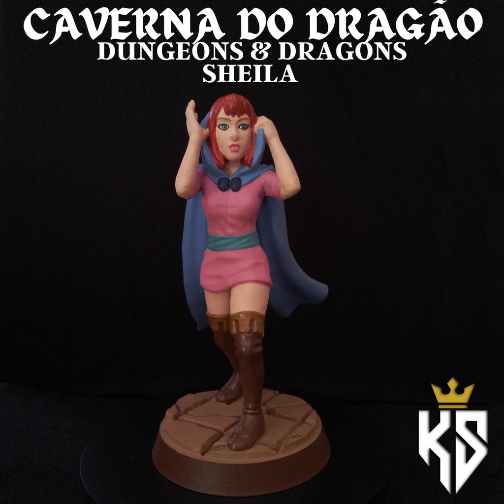 Boneca Dungeons & Dragons - Caverna do Dragão Desenho Anos 80