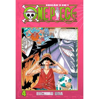 Livro Mangá One Piece 3 em 1 Novo Lacrado em Português 84,90- Vol