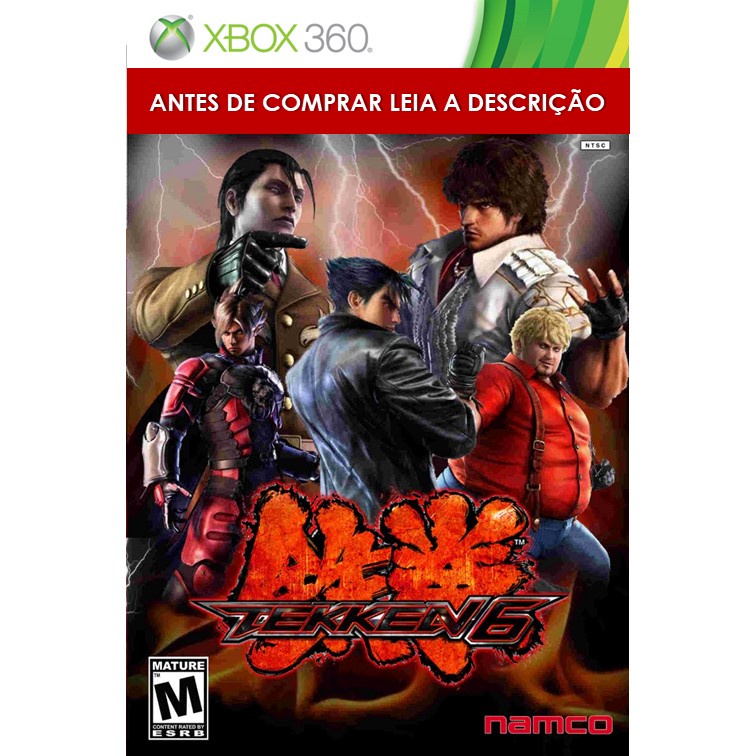 Jogo De Luta Tekken 6 Xbox 360 Original Mídia Física