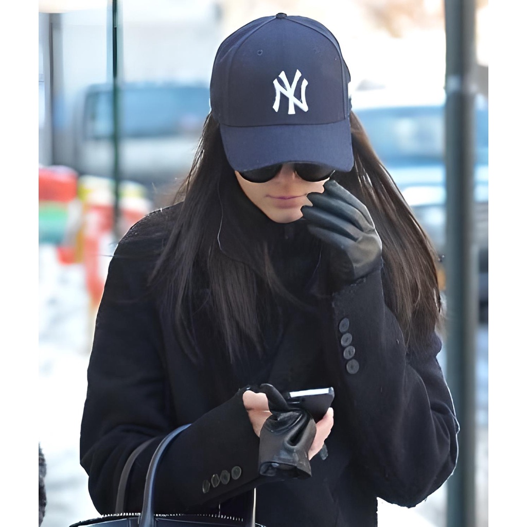 Boné New York Era Azul Marinho/Branco NY Feminino e Masculino Super Liquida