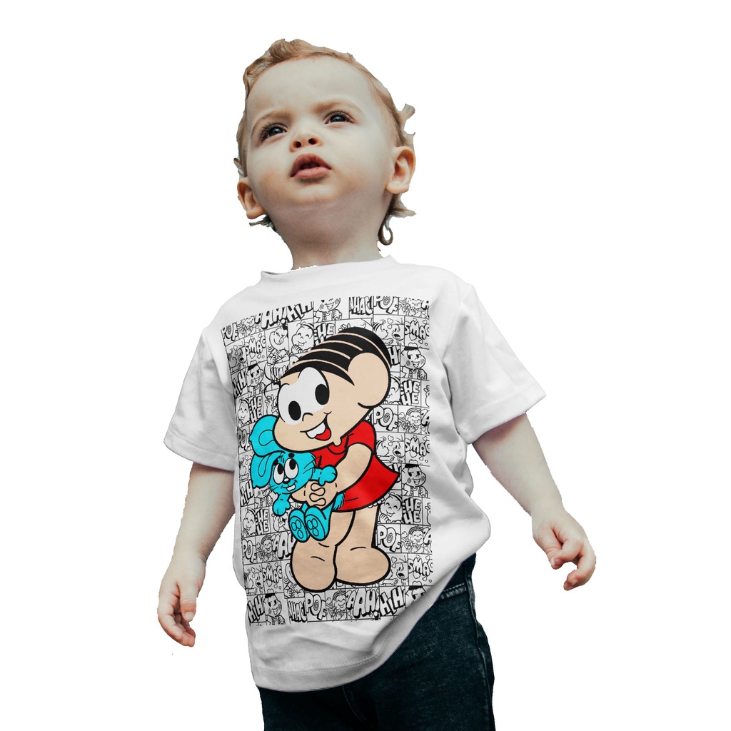 Camiseta Camisa Infantil Turma Da Monica Monica Shopee Brasil 8274