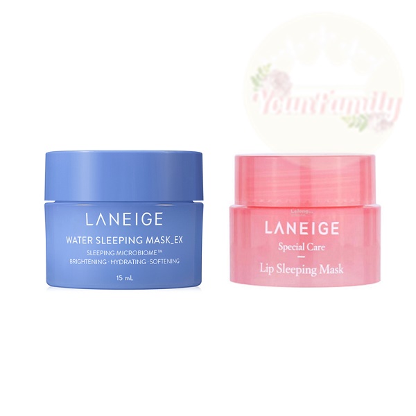 [LANEIGE] Lip Sleeping Mask Berry 3g/ Water Sleeping Mask 15ml Mini