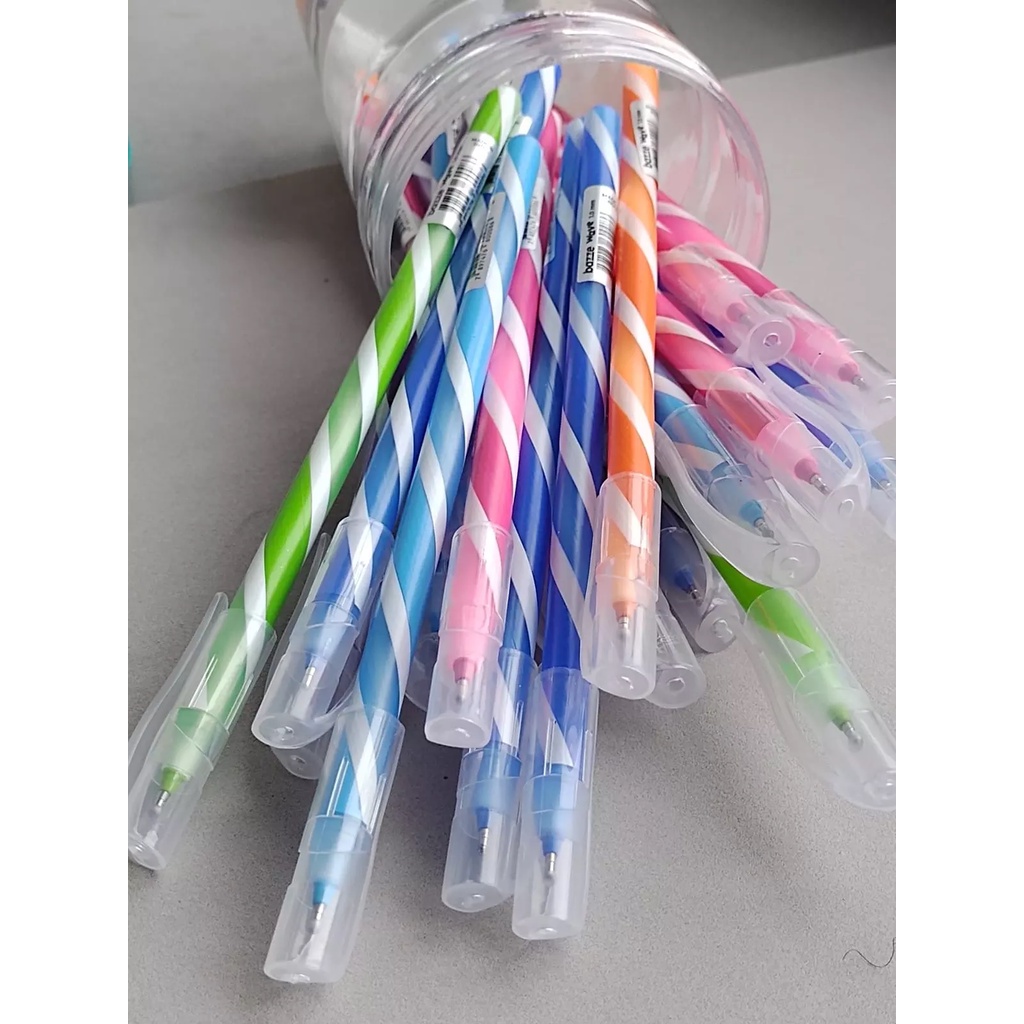 Caneta Esferográfica Bazze Wave 1.0 mm Bazze Unidade 6 Cores