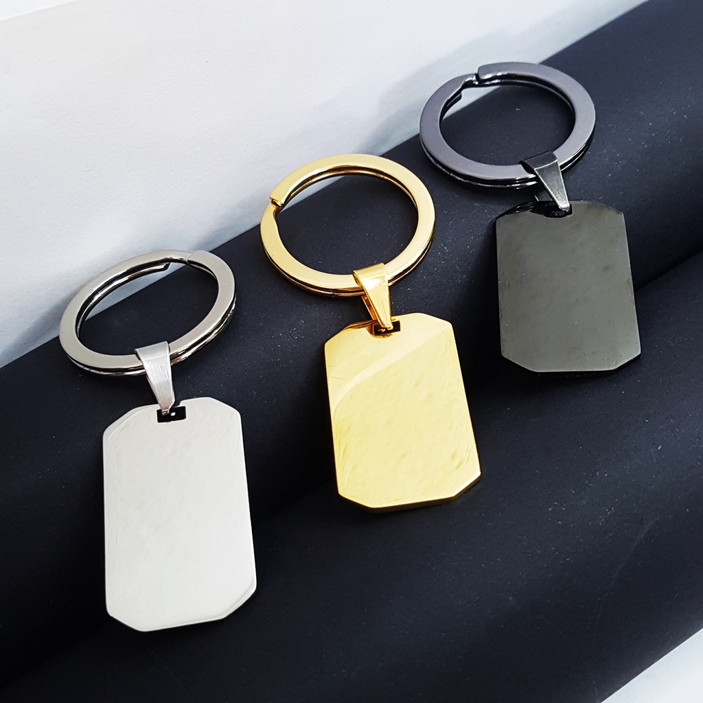 Chaveiro Aço Inox Criativo Personaliazado Nome Data Símbolos