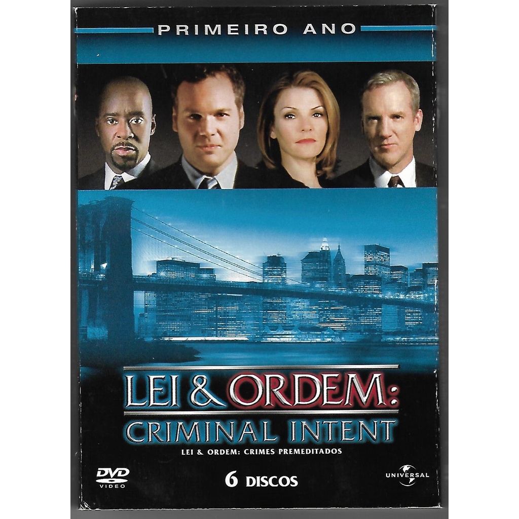 Box 1a temporada de lei e ordem criminal intent (lei e ordem crimes premeditados) Shopee Brasil