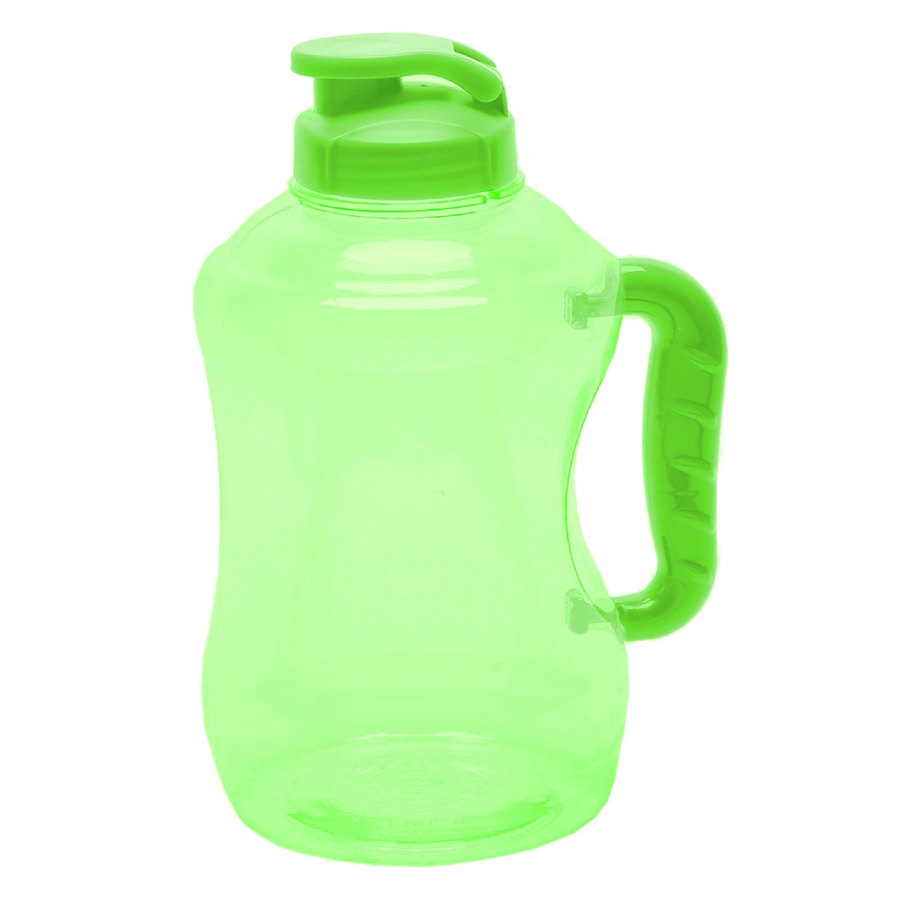 GARRAFA SQUEEZE DE PLASTICO PET GALAOZINHO VERDE COM TAMPA + ALCA 1,6L ...