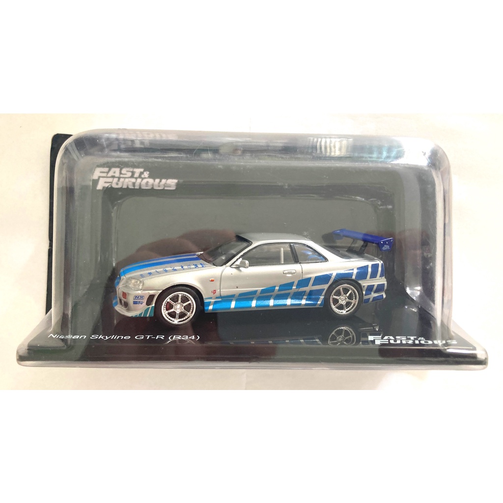 Coleção Velozes e Furiosos - Luppa Escala 1:43 - Nissan Skyline GT-R R34