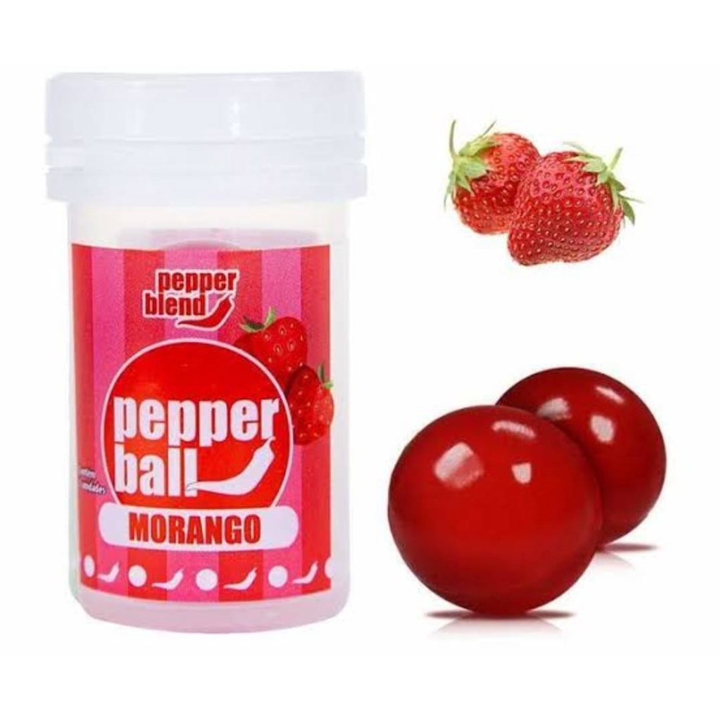 Bolinhas Explosivas Morango Pepper Blend Sex Shop Shopee Brasil 0000