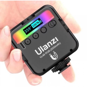 Iluminador Led Para Fotografia Câmeras Profissionais Vl49rgb Ulanzi