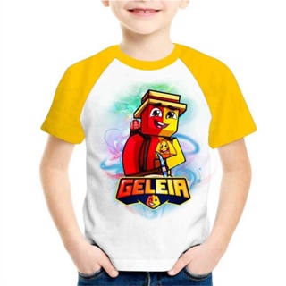 Camisa Camiseta Geleia Gamer r Adulto E Infantil