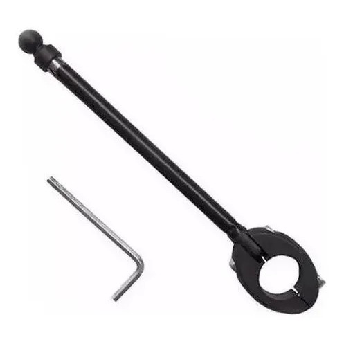 Antena Corta Pipa Moto Retrátil Anti Cerol Aço Inox Guidão