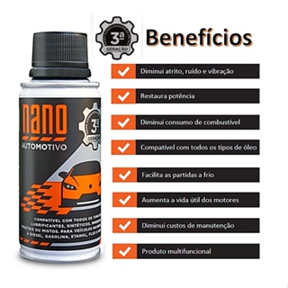 Nano Automotivo 120ml Original Lançamento Tribolub - Nanotecnologia em Condicionador de Metais