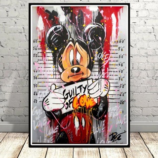 QUADRO DECORATIVO MICKEY DESENHO COLEÇÃO PAREDE MINNIE