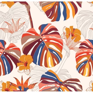 Papel De Parede Adesivo Lavável sala Costela De Adão Colors