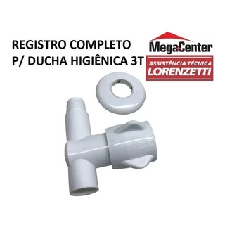 Registro Completo Ducha Higiênica 3t Lorenzetti - Ref. 434-E - Original Lorenzetti