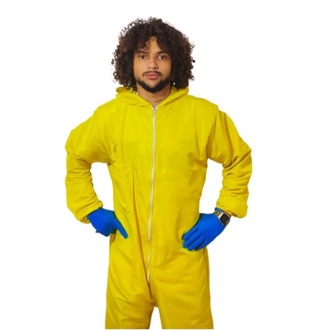 Fantasia Macacão Amarelo Serie