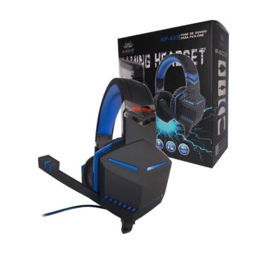 Headset Knup Kp-433 Gamer Com Microfone | Shopee Brasil