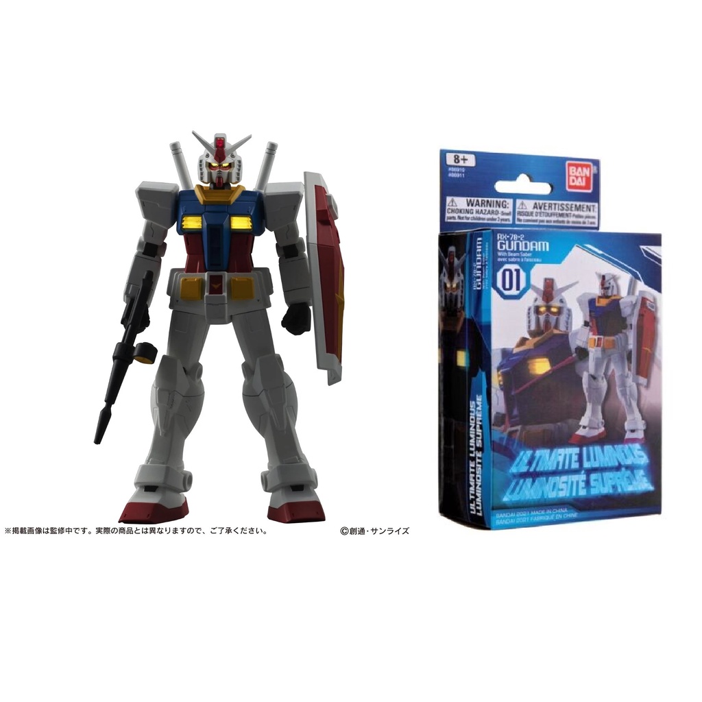 Boneco Bandai Mobile Suit Gundam Ultimate Luminous - Rx-78-2