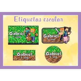 Adesivos Papel Fotográfico 3cm x 3cm Roblox Personalizado