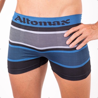 KIT 5 Cuecas Boxer Adulto Microfibra Sem Costura Altomax