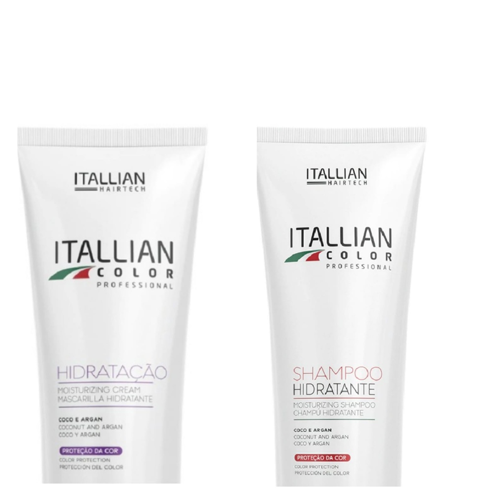 Kit Home Care Shampoo E Máscara Hidratante Itallian Color Shopee Brasil