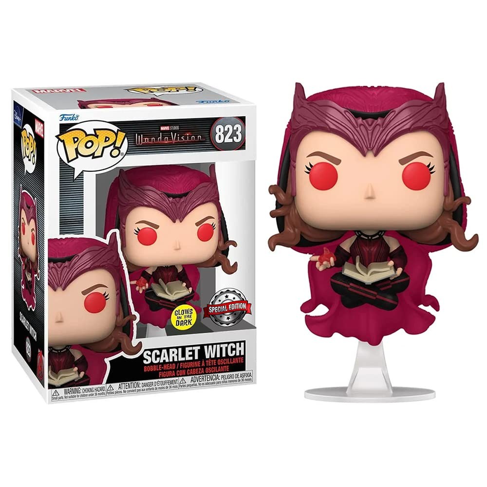 Funko Pop! Marvel: WandaVision – Scarlet Witch - Figurine en Vinyle à Collectionner - Idée de Cadeau - Produits Officiels - Jouets pour Les Enfants et