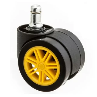 Rodinhas 55mm P/ Cadeira Gamer Anti-risco Silicone Cor