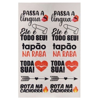 Tatuagem Temporária Para Partes Intimas - Adesivos Tatoo SEX SHOP - Corre  Que Ta Baratinho