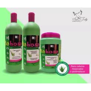 Kit Mamona e Babosa CB Cosmeticos Nutrição