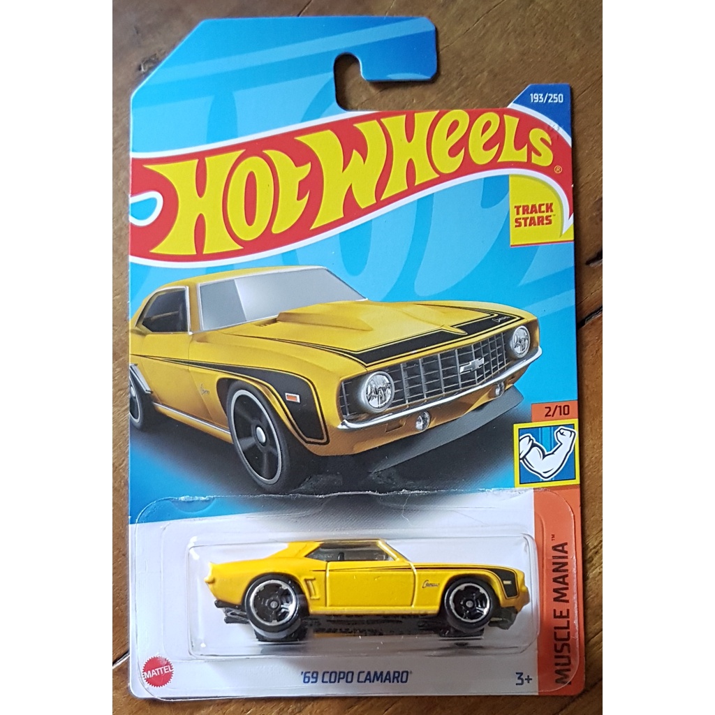 Hot Wheels 2022 Copo Camaro 1969 amarelo | Shopee Brasil