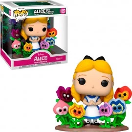 FUNKO POP DISNEY ALICE IN WONDERLAND 70TH ANNIVERSARY - ALICE WITH FLOWERS 1057 (DELUXE) NOVO ORIGINAL