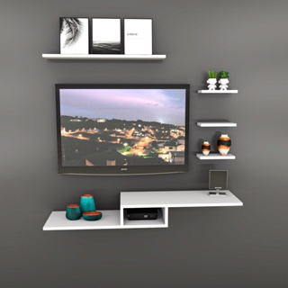 Rack Suspensa nicho para sala / Quarto com três opções de cores 100% MDF