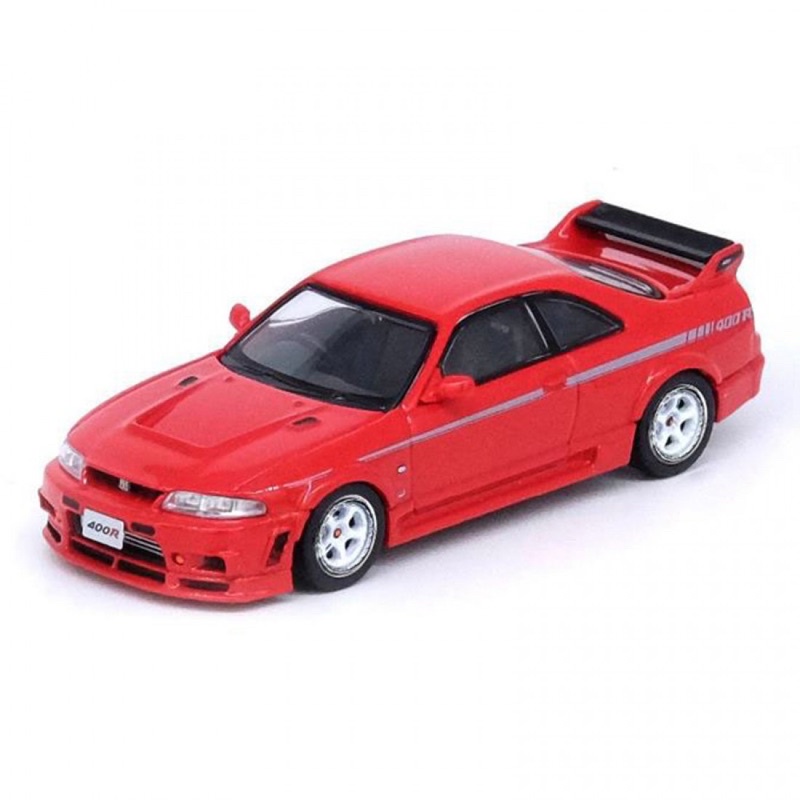 INNO64 1/64 NISSAN SKYLINE GT-R R33 NISMO 400R SUPER Transparente Vermelho II Escala DIECAST Carro Modelo