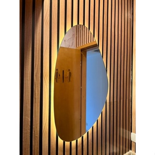 Espelho Orgânico com LED À PILHA ou FONTE Decorativo