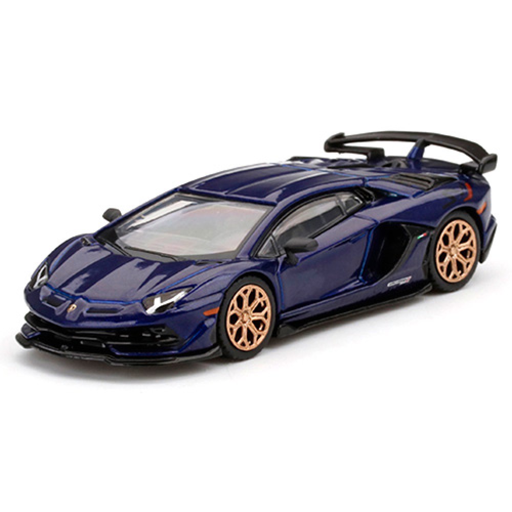 Mini GT 343 1/64 LAMBORGHINI AVENTADOR SVJ VIOLA ALETHEIA Escala DIECAST Carro Modelo