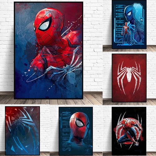 Quadro Heroi Super Quarto Criança Imaginação Aranha Homem