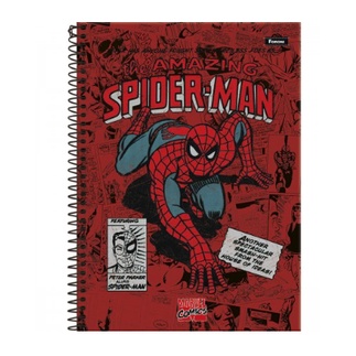 Caderno Universitário Marvel Comics 10 Matérias Foroni